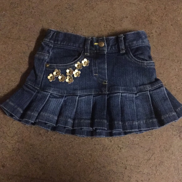 baby girl jean skirt